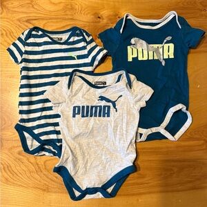 Puma 6-9 Months Onesies